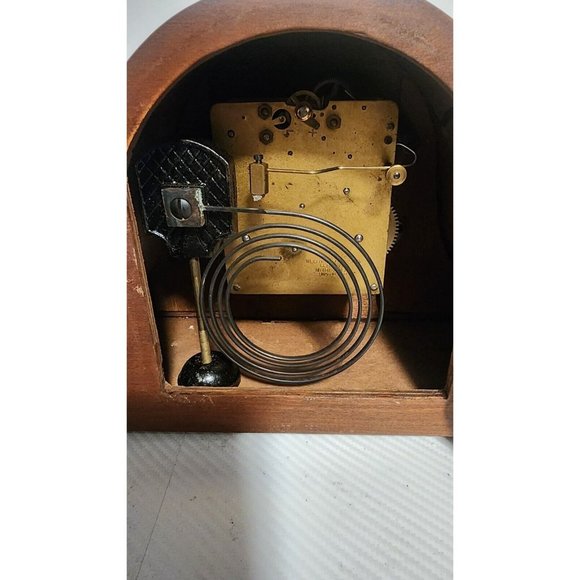 Vintage Welby German Brass Humpback Mantle Clock - Picture 3 of 4